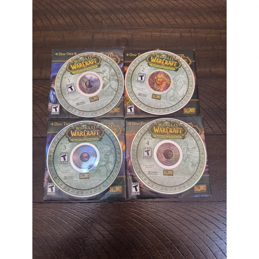 World of Warcraft The Burning Crusade PC Mac Expansion Set 4-Disc Box‎